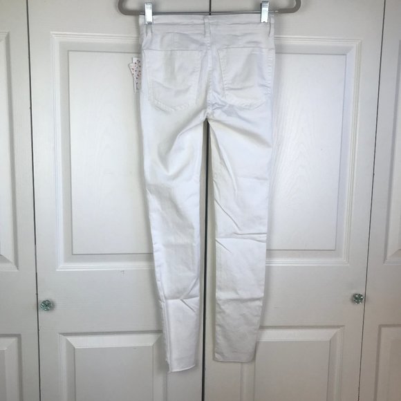 Free People Del Wray Cream Step Hem Raw Hem Jeans - Picture 4 of 11